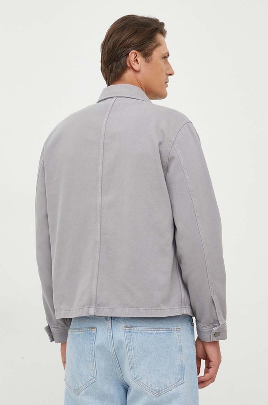 Oblečenie Rifľová košeľa United Colors of Benetton 5UYYUQ02E.16K sivá