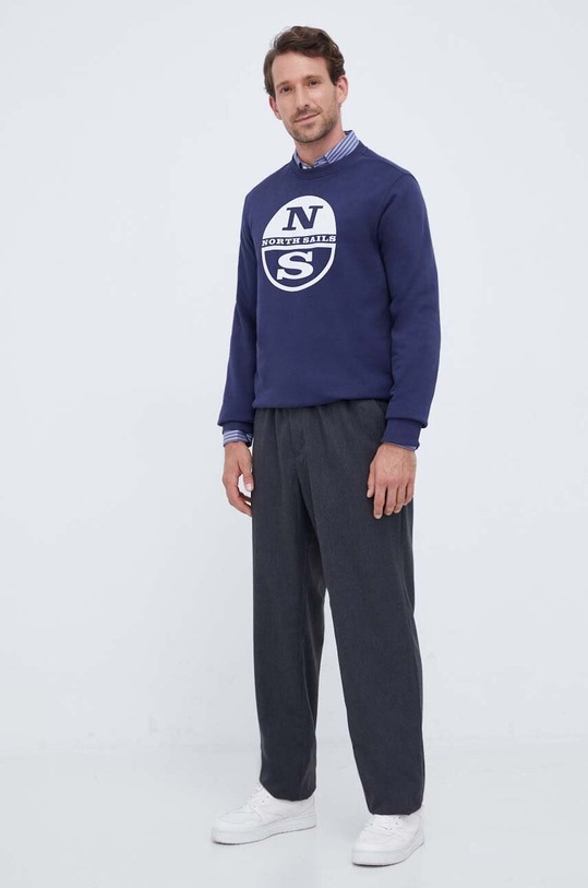United Colors of Benetton koszula 5APL5QMM8.957 niebieski AW23