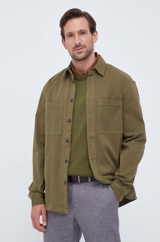 United Colors of Benetton ing elasztánnal zöld 53QFUQ029.913