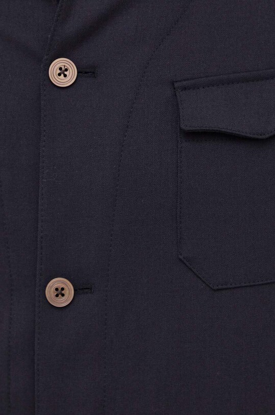 Vlněná košile Michael Kors MK0BL01030 námořnická modř