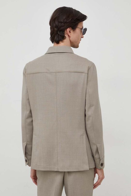 Michael Kors camasa de lana bej MK0BL01030