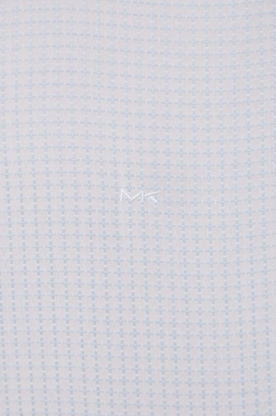 Βαμβακερό πουκάμισο Michael Kors MK0DS01151 μπλε AW23