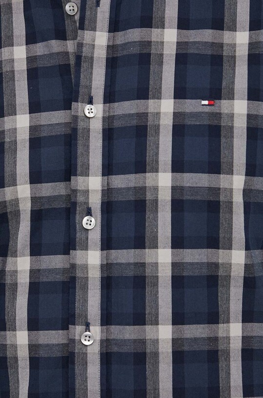Tommy Hilfiger koszula bawełniana MW0MW32899 granatowy AW23