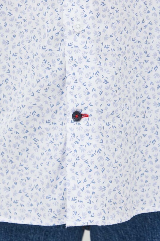 Хлопковая рубашка Tommy Hilfiger MW0MW32914 голубой AW23