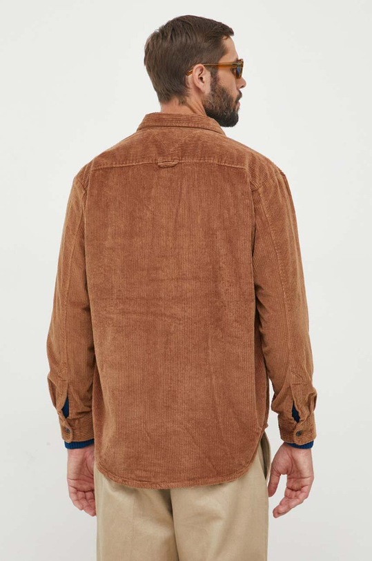 Oblečenie Menčestrová košeľa Tommy Hilfiger MW0MW32903 hnedá