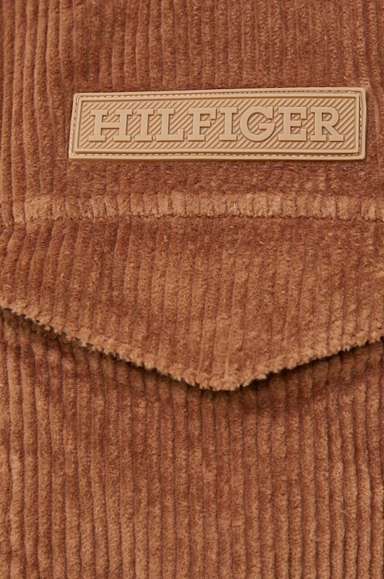 Menčestrová košeľa Tommy Hilfiger MW0MW32903 hnedá