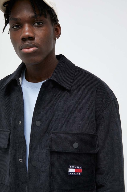 Tommy Jeans giacca in velluto a coste DM0DM17239 nero