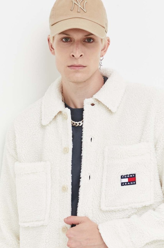 Πουκάμισο Tommy Jeans μπεζ DM0DM17249