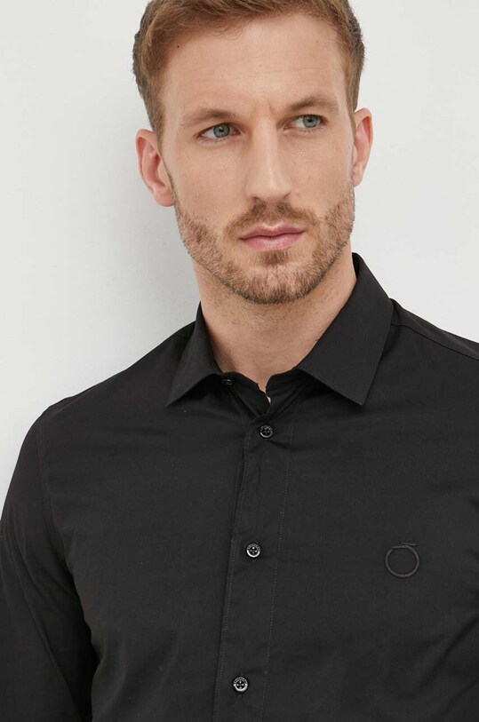 Îmbrăcăminte Trussardi camasa 52C00343.1T006268 negru
