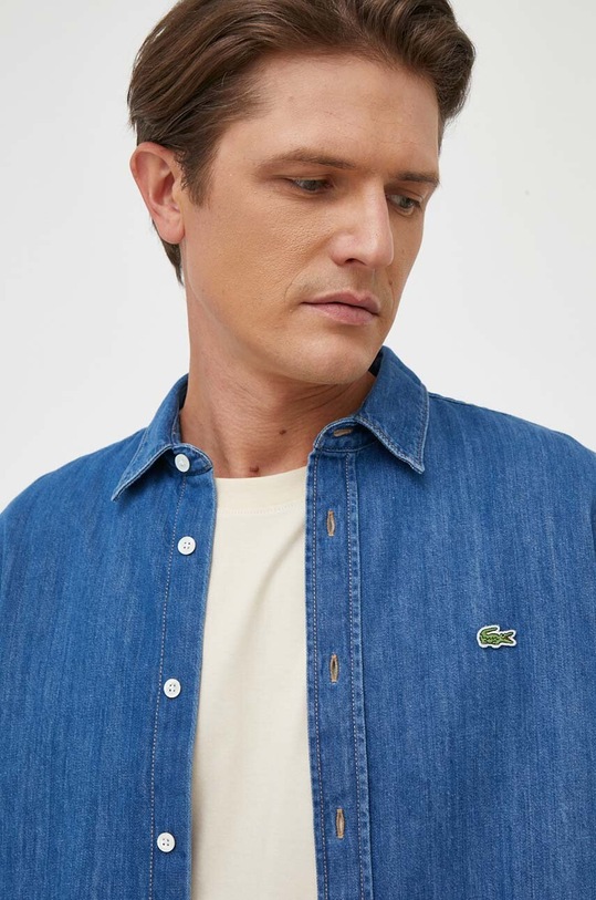 Джинсовая рубашка Lacoste голубой CH0197