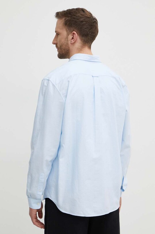 Бавовняна сорочка Lacoste блакитний CH1911