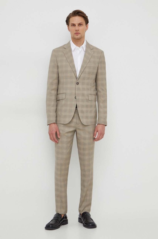Lacoste camasa din bumbac CH5620 alb AW24