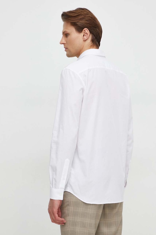 Odzież Lacoste koszula bawełniana CH5620 biały