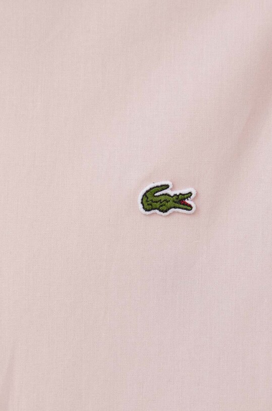 Хлопковая рубашка Lacoste CH5620 розовый