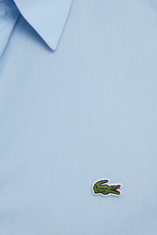 Βαμβακερό πουκάμισο Lacoste CH5620 μπλε