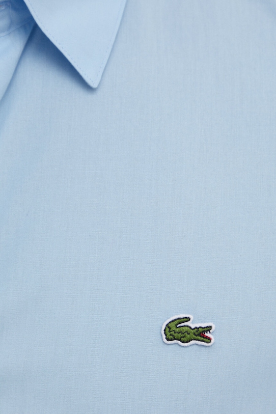 Бавовняна сорочка Lacoste CH5620 блакитний