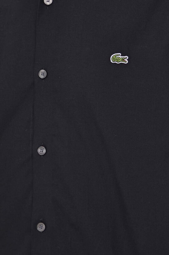 Bavlnená košeľa Lacoste CH5620 čierna