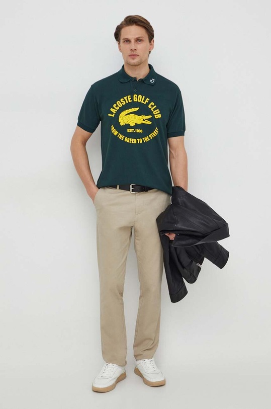 Lacoste polo DH1093 zielony AW23