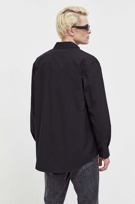 Oblečenie Bavlnená košeľa Karl Lagerfeld Jeans 236D1603 čierna