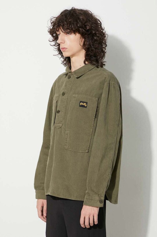Stan Ray camicia in velluto a coste verde AW2311314