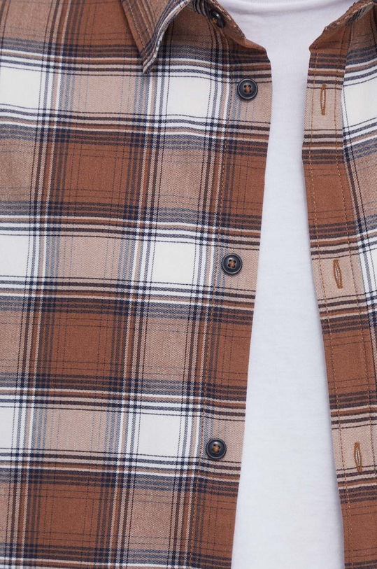 Jack Wolfskin koszula 1403801 brązowy AW23