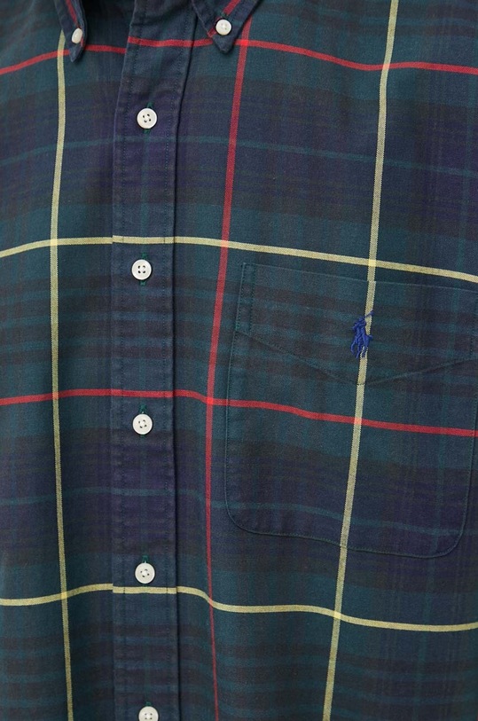 Polo Ralph Lauren koszula bawełniana 710936384 zielony AW23