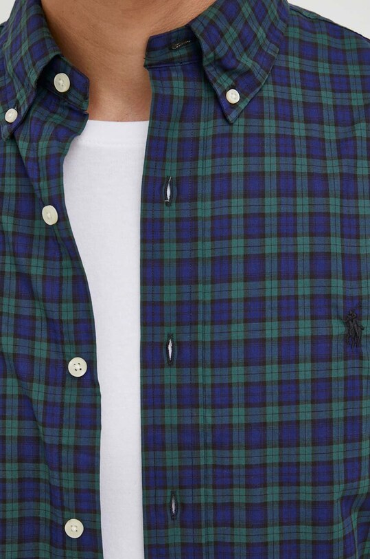 Polo Ralph Lauren koszula bawełniana 710922259 granatowy AW23