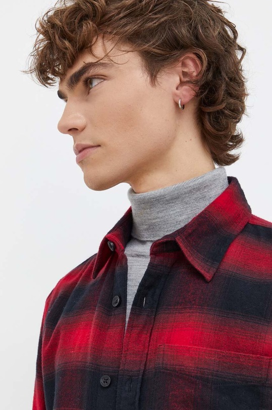 Hollister Co. koszula bawełniana KI325.3122.508 czerwony