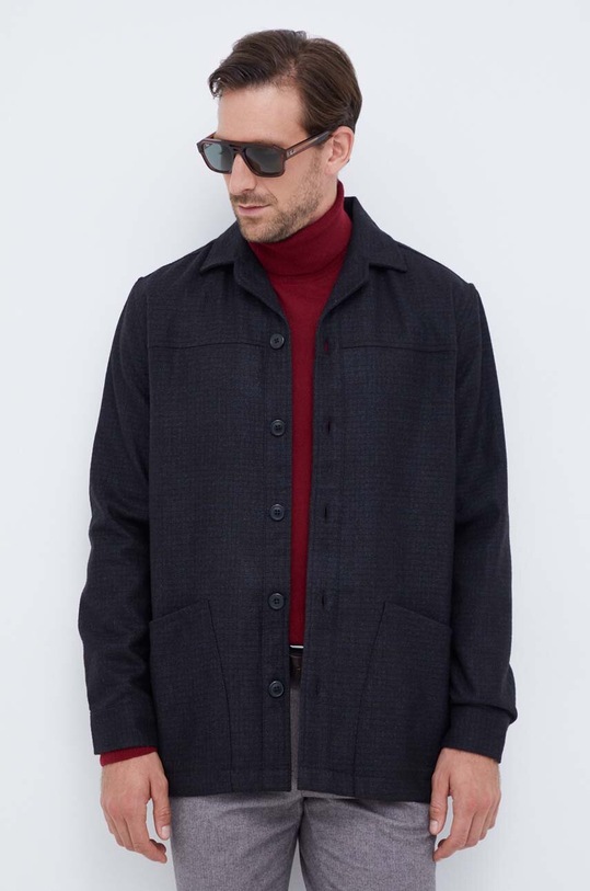 Barbour camasa cu captuseala negru MOS0319