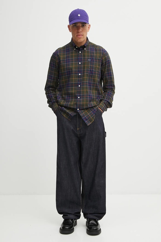 Памучна риза Barbour многоцветен MSH4982