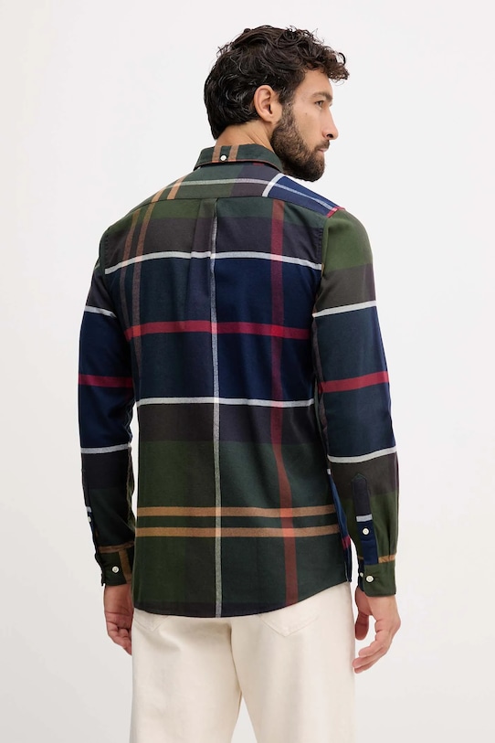 Одежда Хлопковая рубашка Barbour MSH4994 тёмно-синий