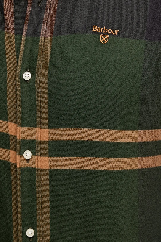 Barbour camicia in cotone MSH4994 blu navy
