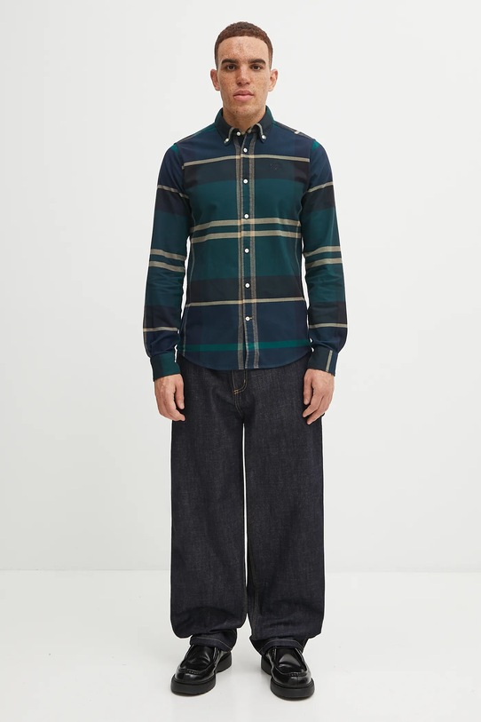 Памучна риза Barbour MSH4994 зелен