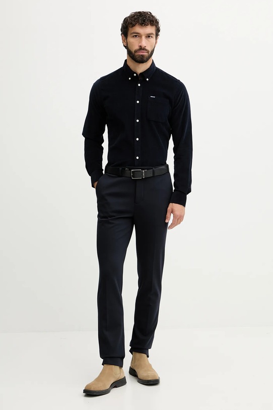 Barbour koszula bawełniana RAMSEY MSH5001 granatowy AA00