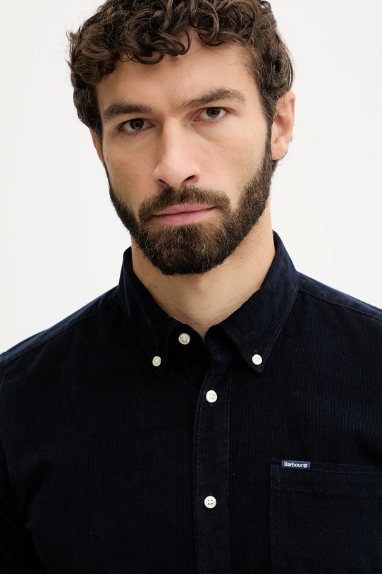 Barbour koszula bawełniana RAMSEY granatowy MSH5001