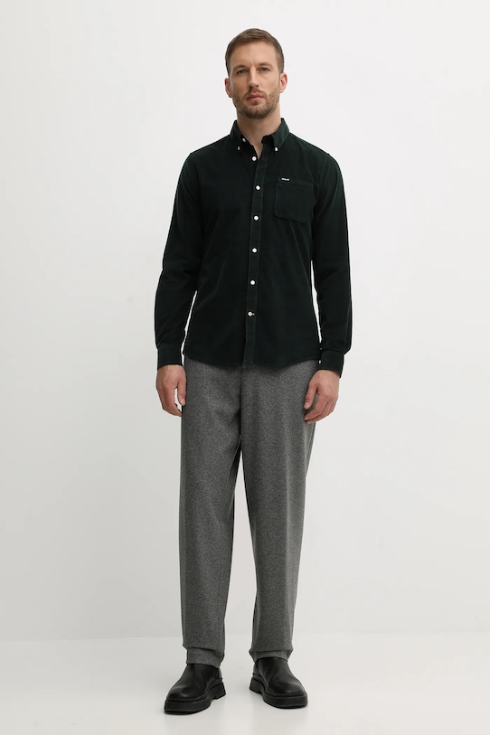 Barbour koszula bawełniana RAMSEY MSH5001 zielony AA00