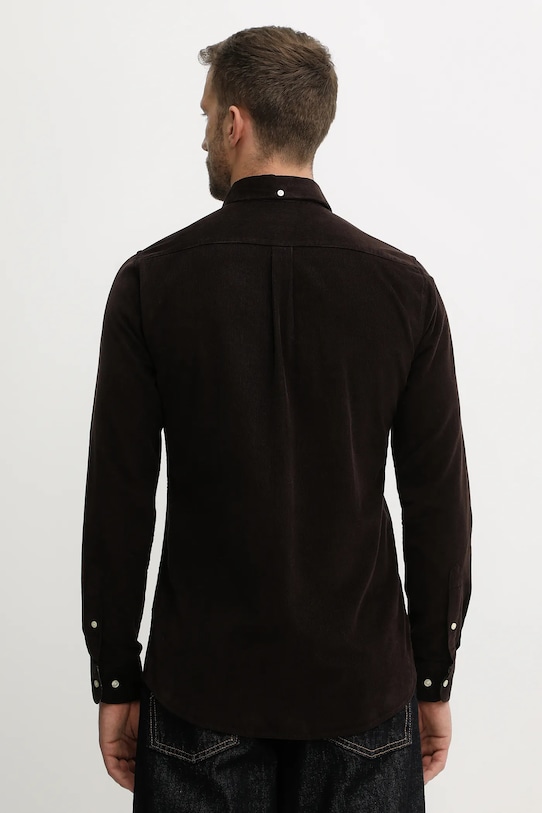 Одежда Хлопковая рубашка Barbour RAMSEY MSH5001 коричневый