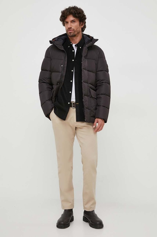 Barbour koszula bawełniana MSH5001 czarny AA00