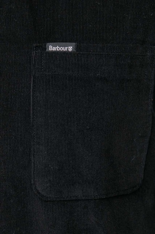 Barbour koszula bawełniana MSH5001 czarny