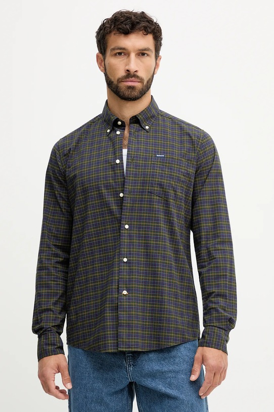Barbour camasa cu modele verde MSH5023