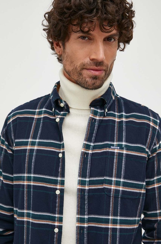 Barbour koszula bawełniana MSH5037 granatowy