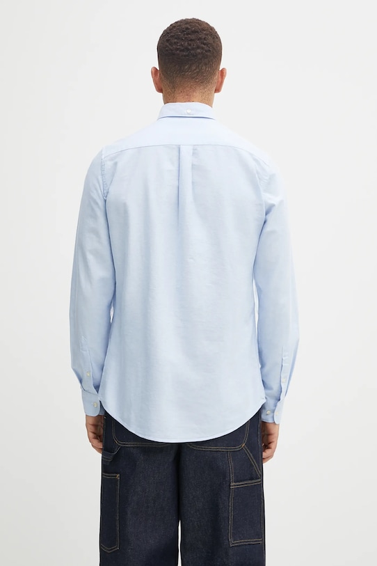 Дрехи Памучна риза Barbour Oxtown MSH5301 син