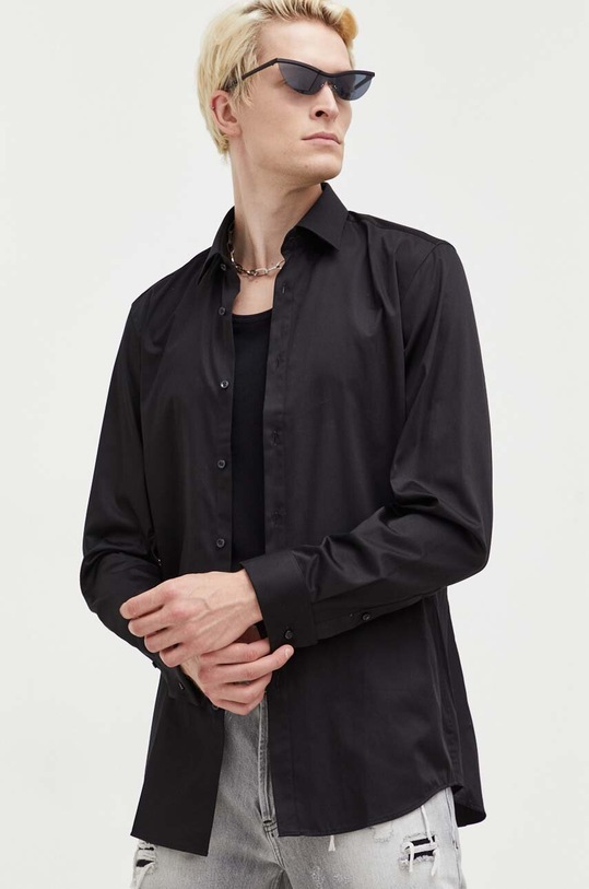HUGO koszula czarny 50500956