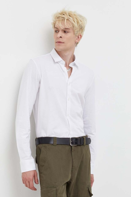 Îmbrăcăminte HUGO cămașă din bumbac 50494515 alb
