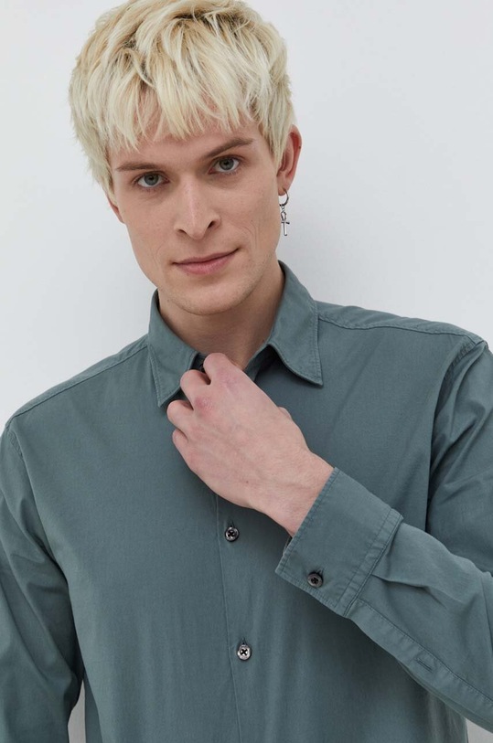 HUGO koszula zielony 50500216