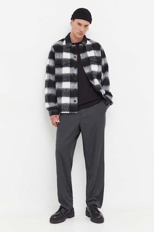 HUGO koszula 50502102 czarny AW23