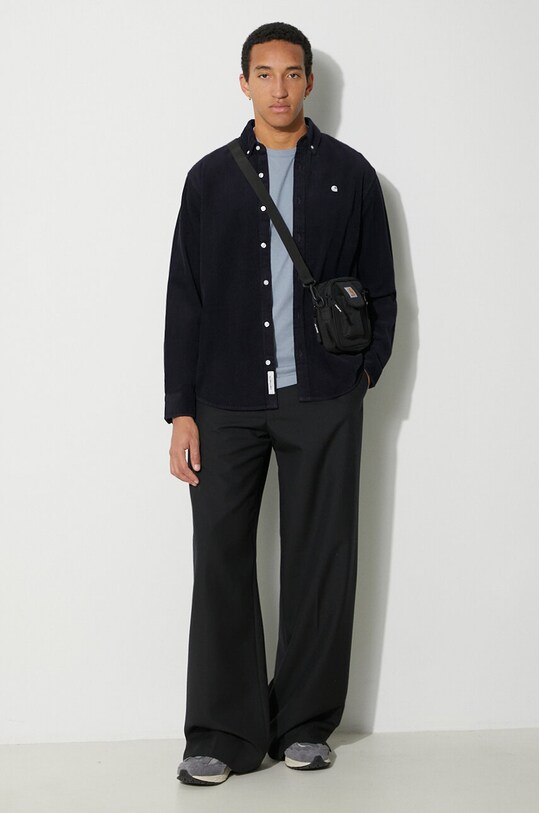 Carhartt WIP corduroy shirt I029958.0COXX navy AW23