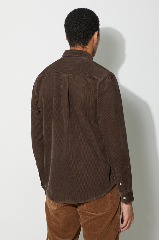 Abbigliamento Carhartt WIP camicia in velluto a coste I029958.1R4XX marrone