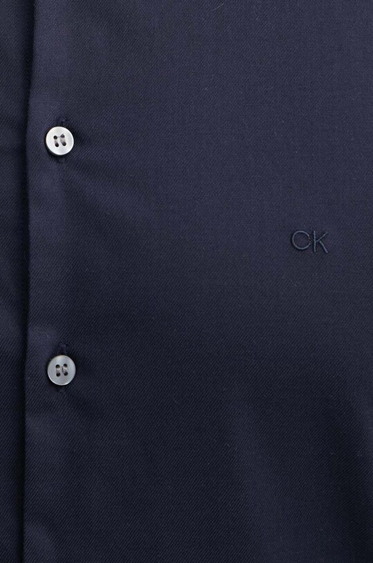 Bavlnená košeľa Calvin Klein K10K108426 tmavomodrá