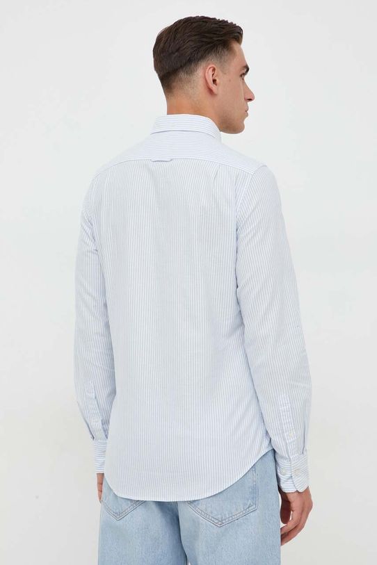 Gant camasa din bumbac albastru 3000232